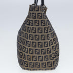 FENDI Zucchino Canvas Hand Bag Navy80244