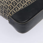 FENDI Zucchino Canvas Tote Bag Navy80245