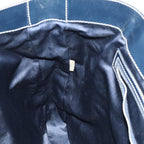 FENDI Zucchino Canvas Tote Bag Navy80245