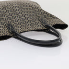 FENDI Zucchino Canvas Tote Bag Navy80245