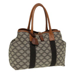 CELINE Macadam Canvas Tote Bag Beige  80261