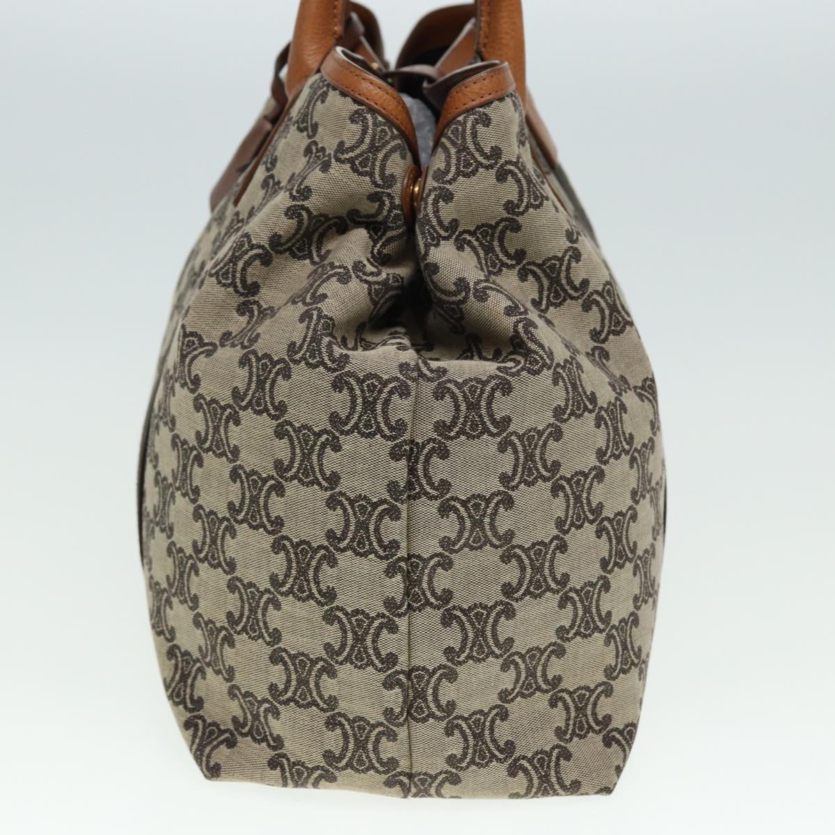 CELINE Macadam Canvas Tote Bag Beige  80261