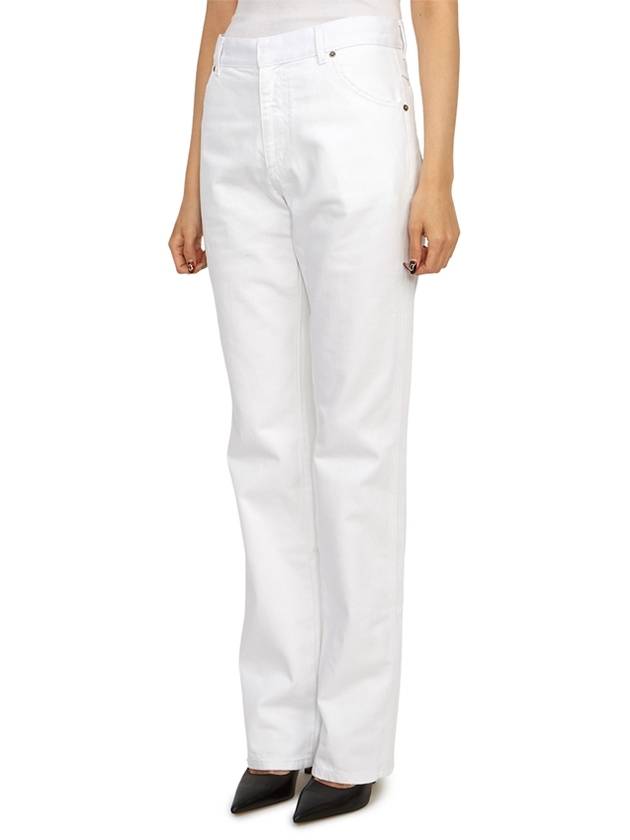 Cotton Straight Pants White Dior