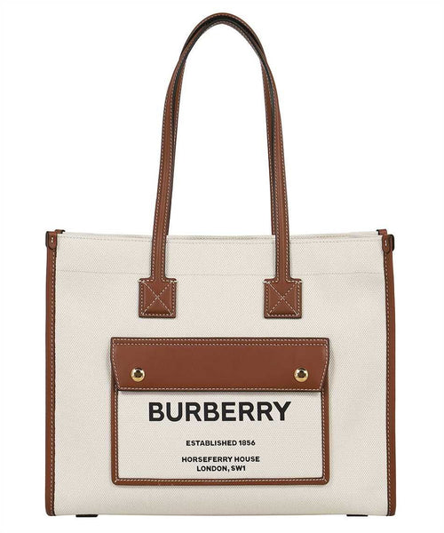 BURBERRY Mini Pocket Detail Tote Handbag