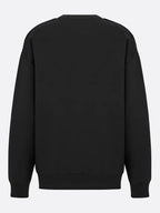 Cotton Fleece Sweatshirt Black Dior
