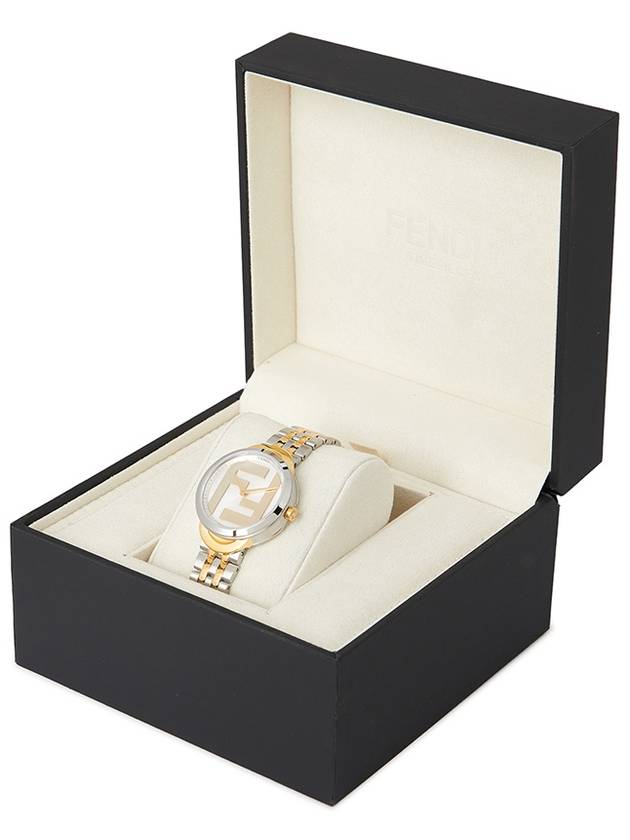 Fendi Forever Fendi Round 30mm Stainless Steel Watch Gold
