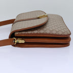 CELINE Macadam Canvas Shoulder Bag Beige  80570