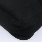 FENDI Mamma Baguette Shoulder Bag Nylon Black80619