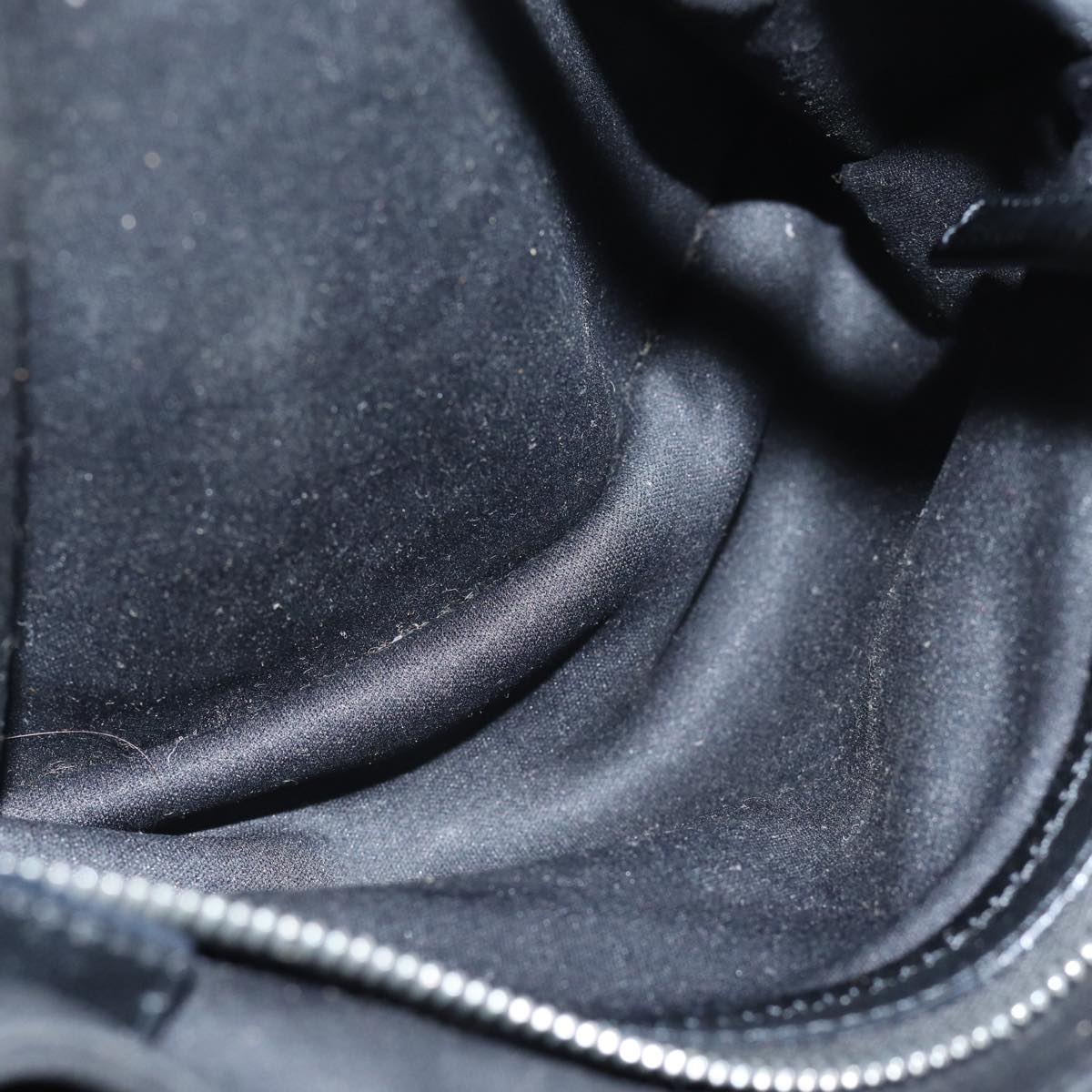 FENDI Mamma Baguette Shoulder Bag Nylon Black80619