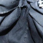 FENDI Mamma Baguette Shoulder Bag Nylon Black80619