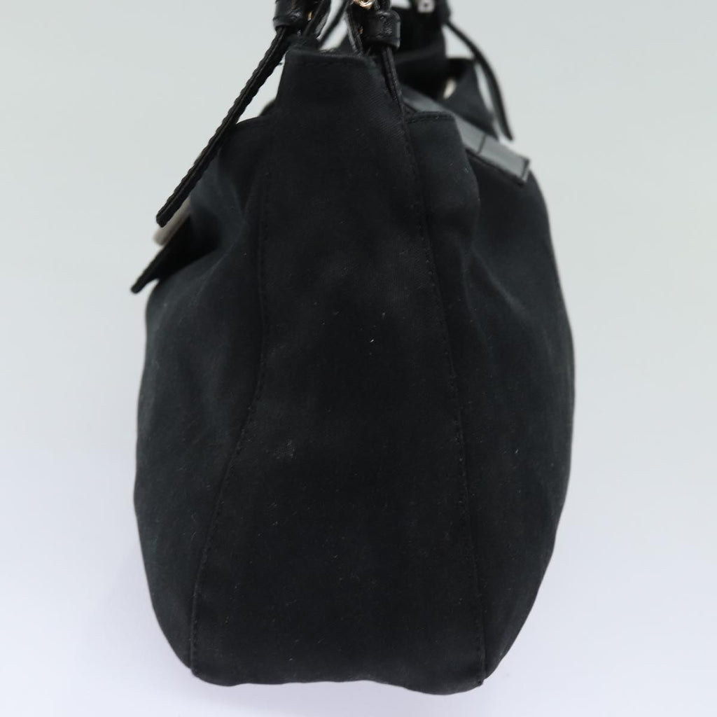 FENDI Mamma Baguette Shoulder Bag Nylon Black80619