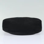 FENDI Mamma Baguette Shoulder Bag Nylon Black80619