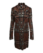 Burberry Womens Pleated Button-down Shirt Dress