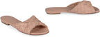 BOTTEGA VENETA Woven Leather Flat Sandals for Women - SS25