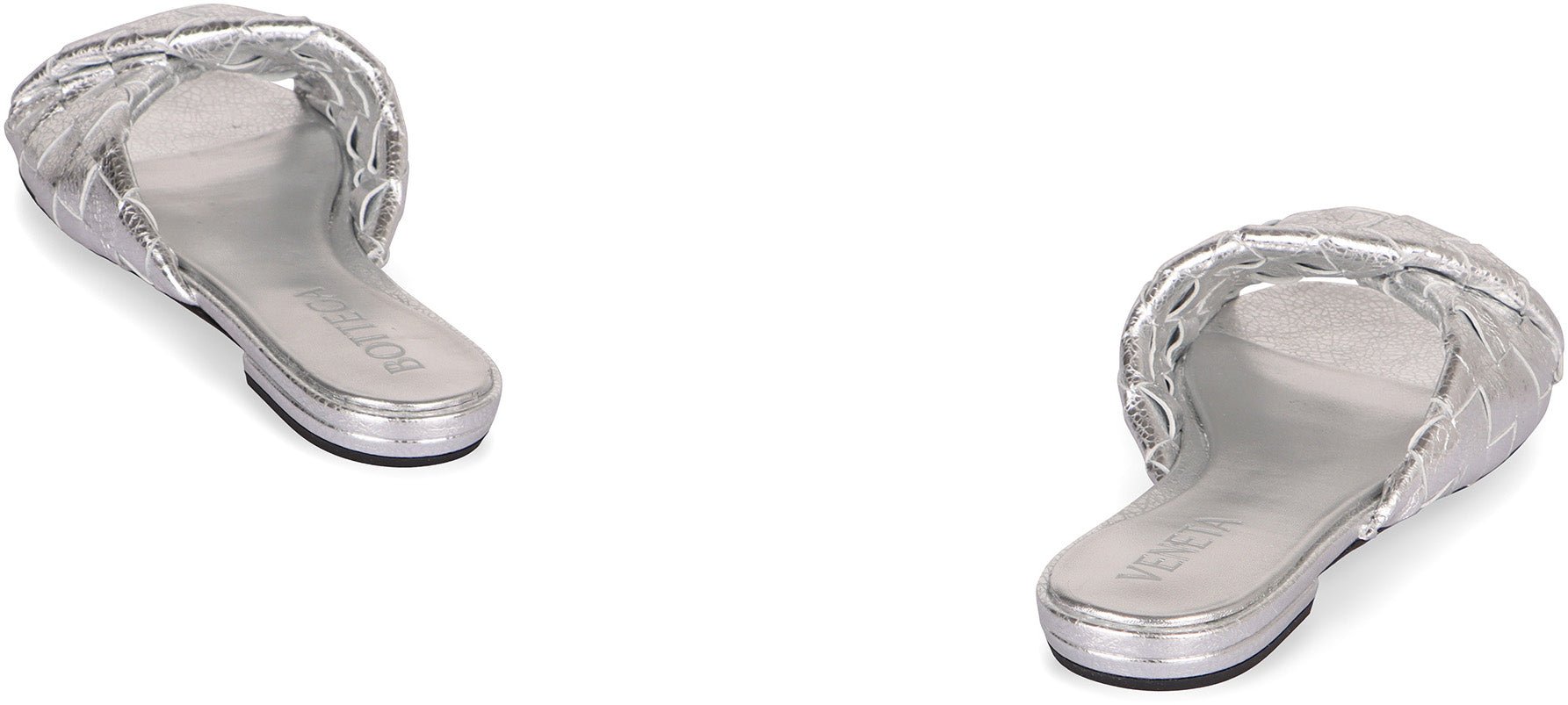 BOTTEGA VENETA Leather Flat Sandals for Women - Perfect for SS25
