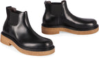 BOTTEGA VENETA Leather Haddock Ankle Boots for Men