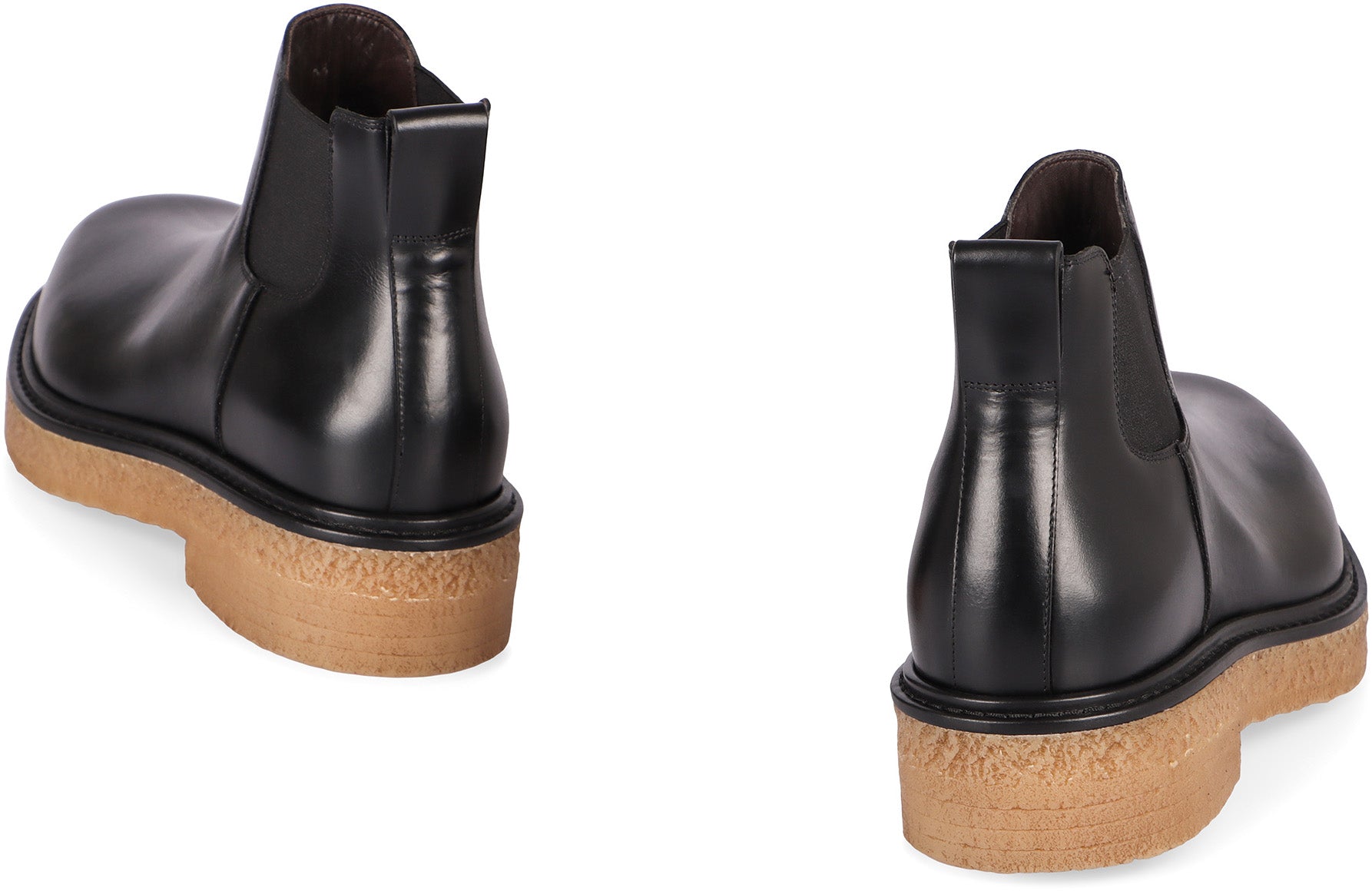 BOTTEGA VENETA Leather Haddock Ankle Boots for Men