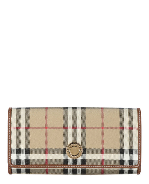 Burberry Womens Halton Checked Wallet