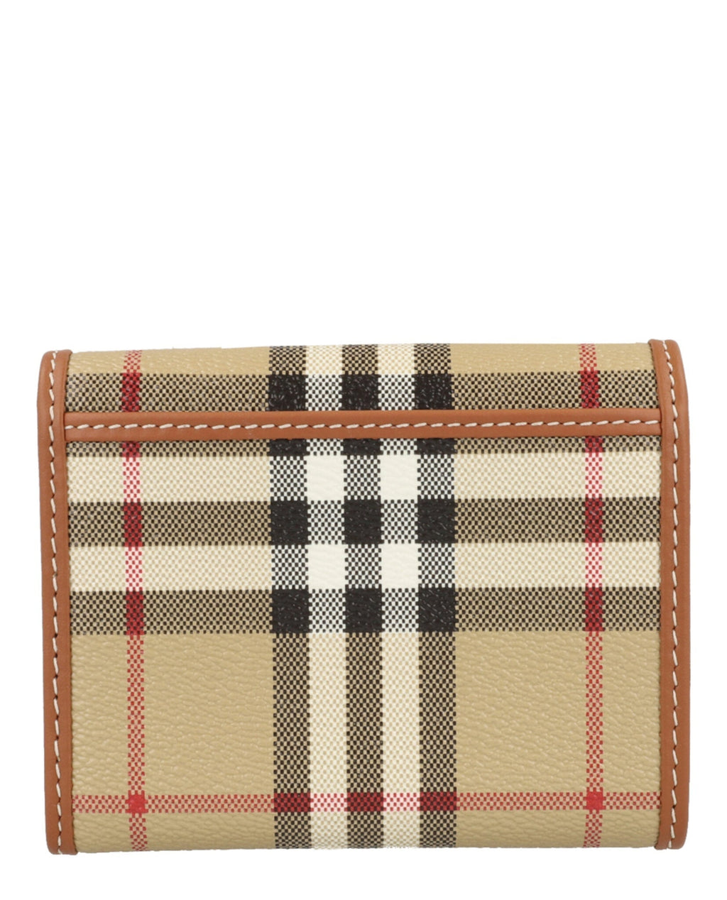 Burberry Womens Lancaster Check Trifold Wallet
