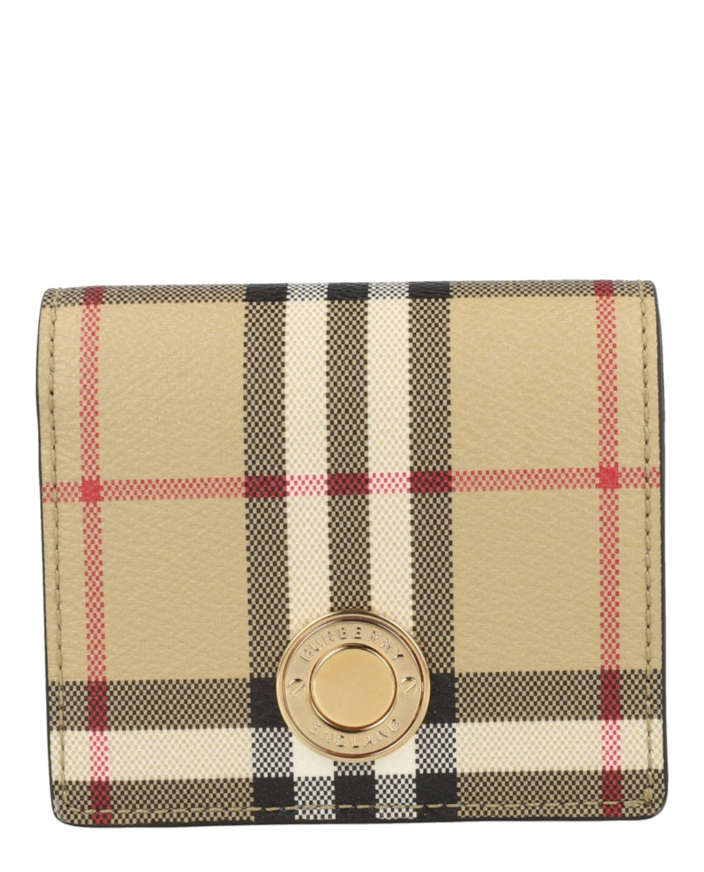 Burberry Womens Small Check Bifold Wallet
