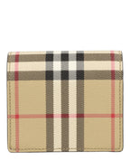 Burberry Womens Small Check Bifold Wallet