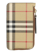Burberry Womens Sommerset Check Zip Card Holder