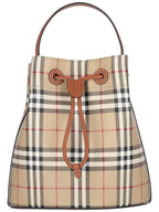 Burberry Vintage Check Bucket Bag Beige