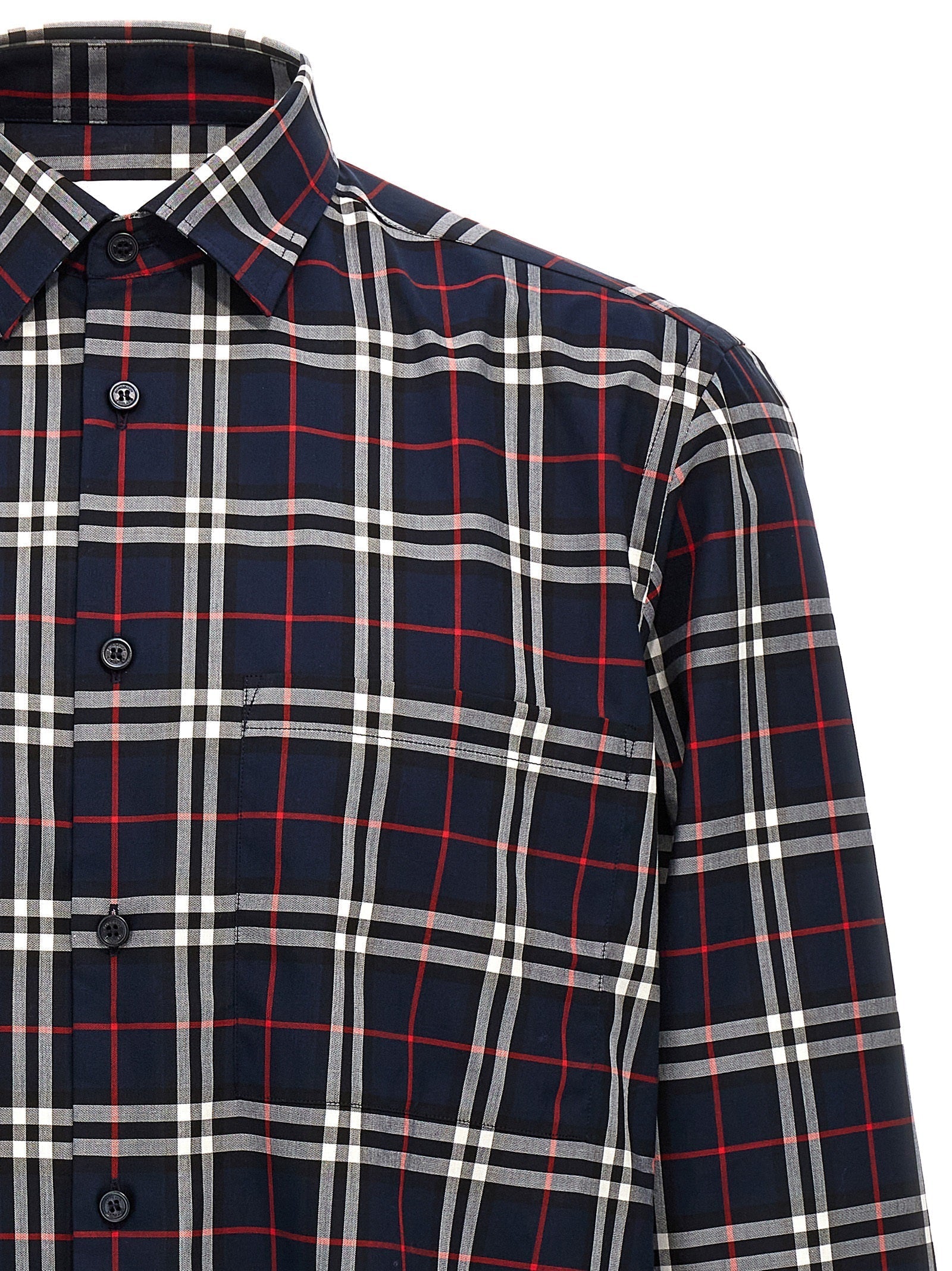 Burberry Men Check Shirt