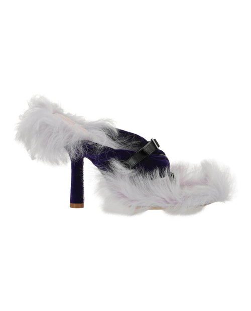 Burberry Womens Step Post Heel Sandals