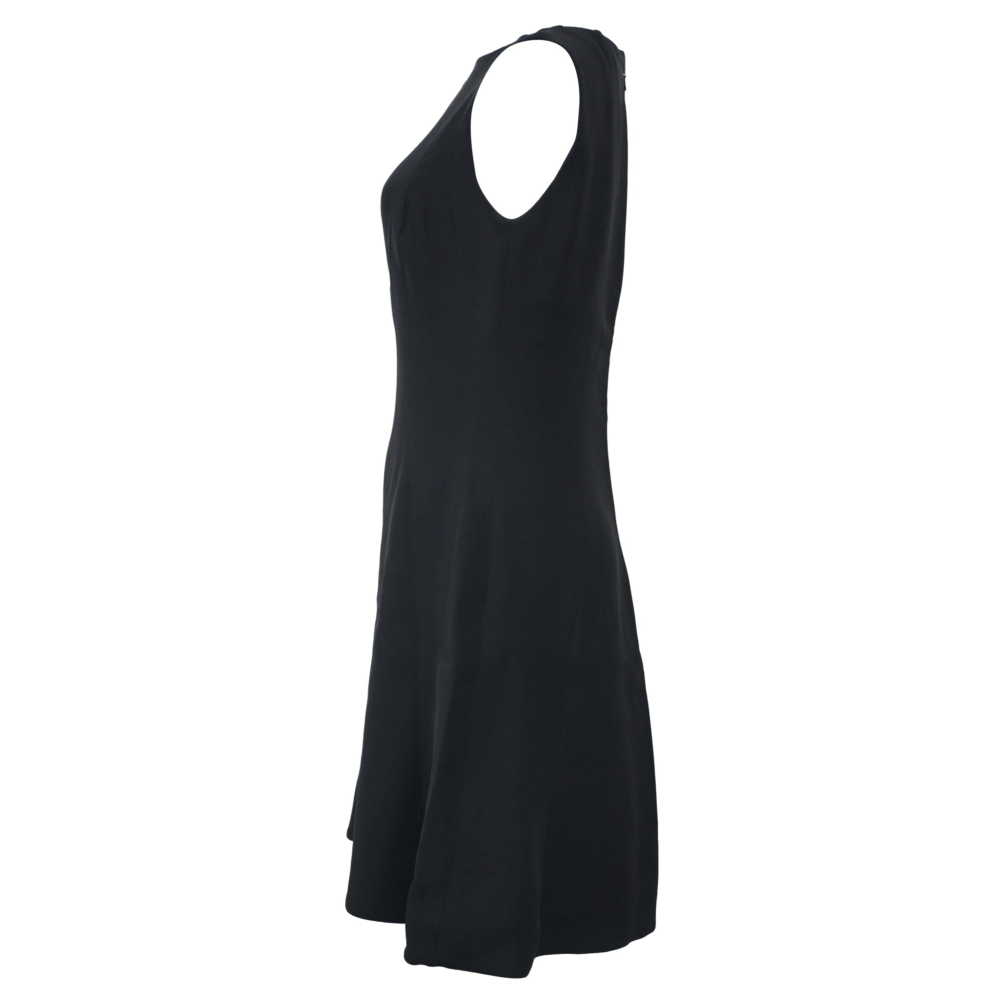 Dior Sleeveless Mini Dress in Black Silk