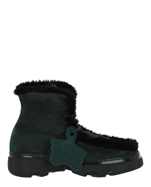 Burberry Mens Creeper Shearling Boots