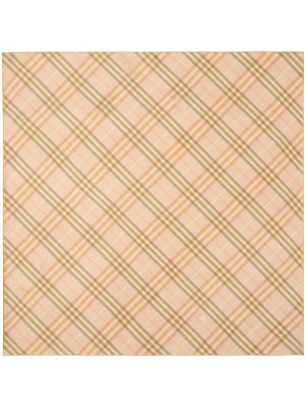 Burberry Check Silk Scarf Tea Cup