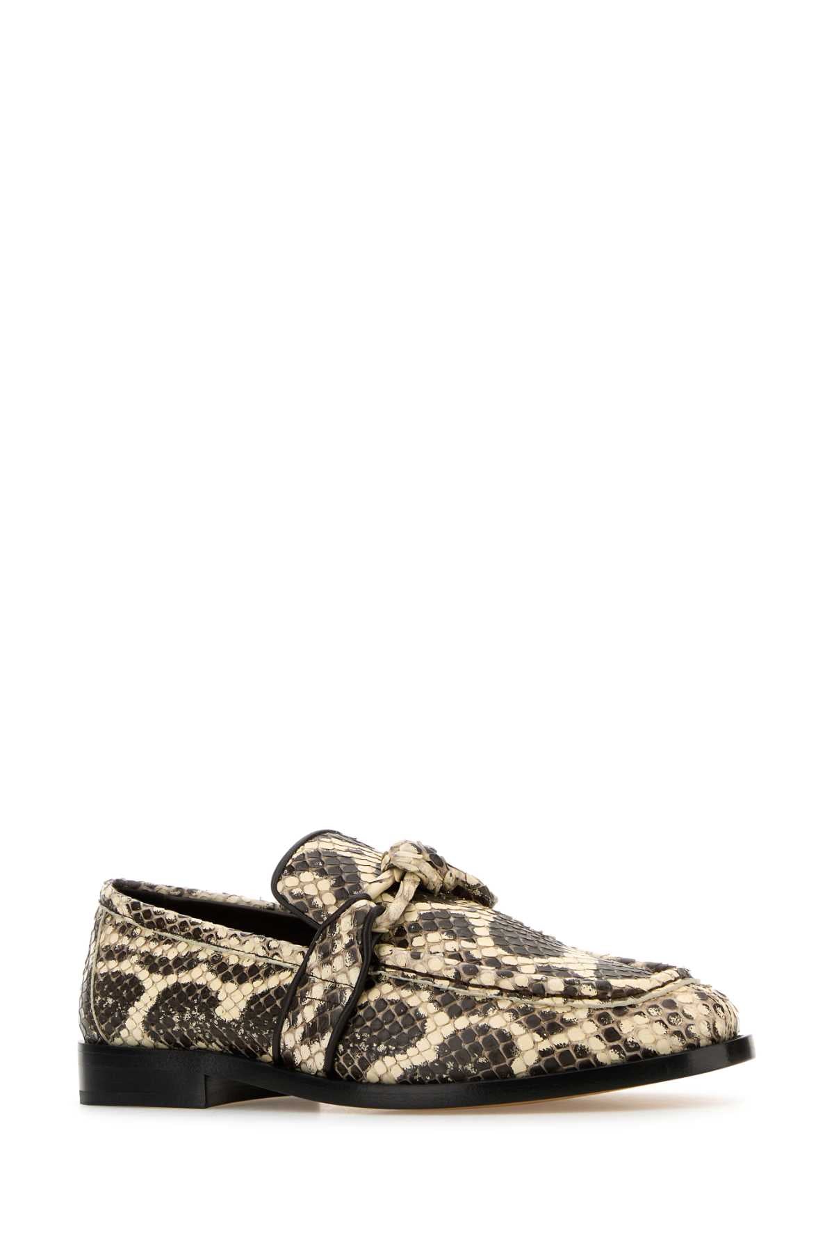 BOTTEGA VENETA Multicolor Leather Astaire Loafers for Women