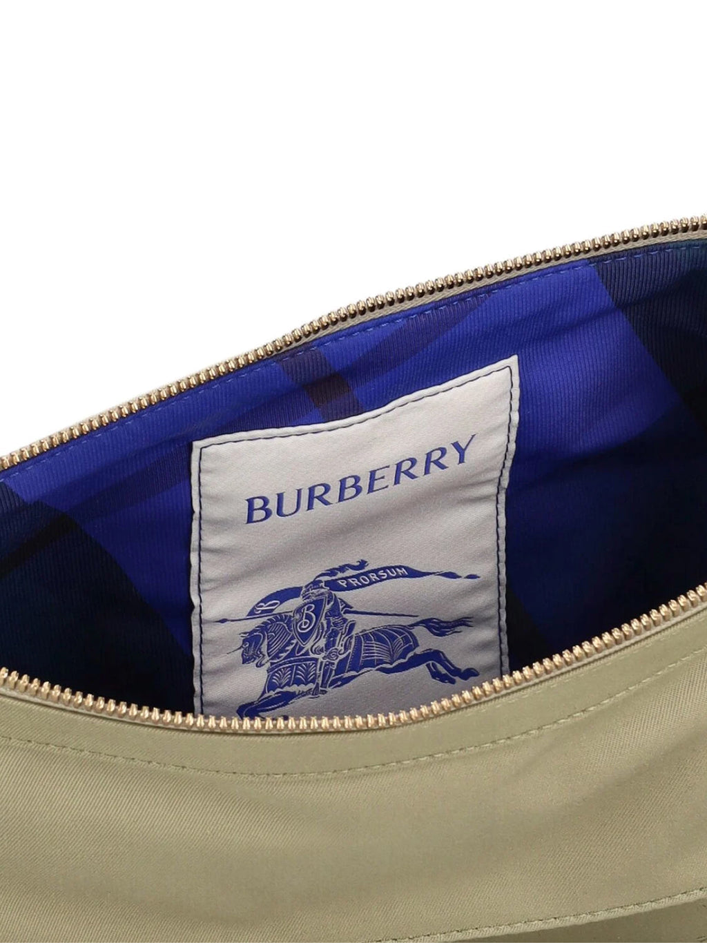 BURBERRY Gabardine Logo Belt Handbag - 33X18X2 CM