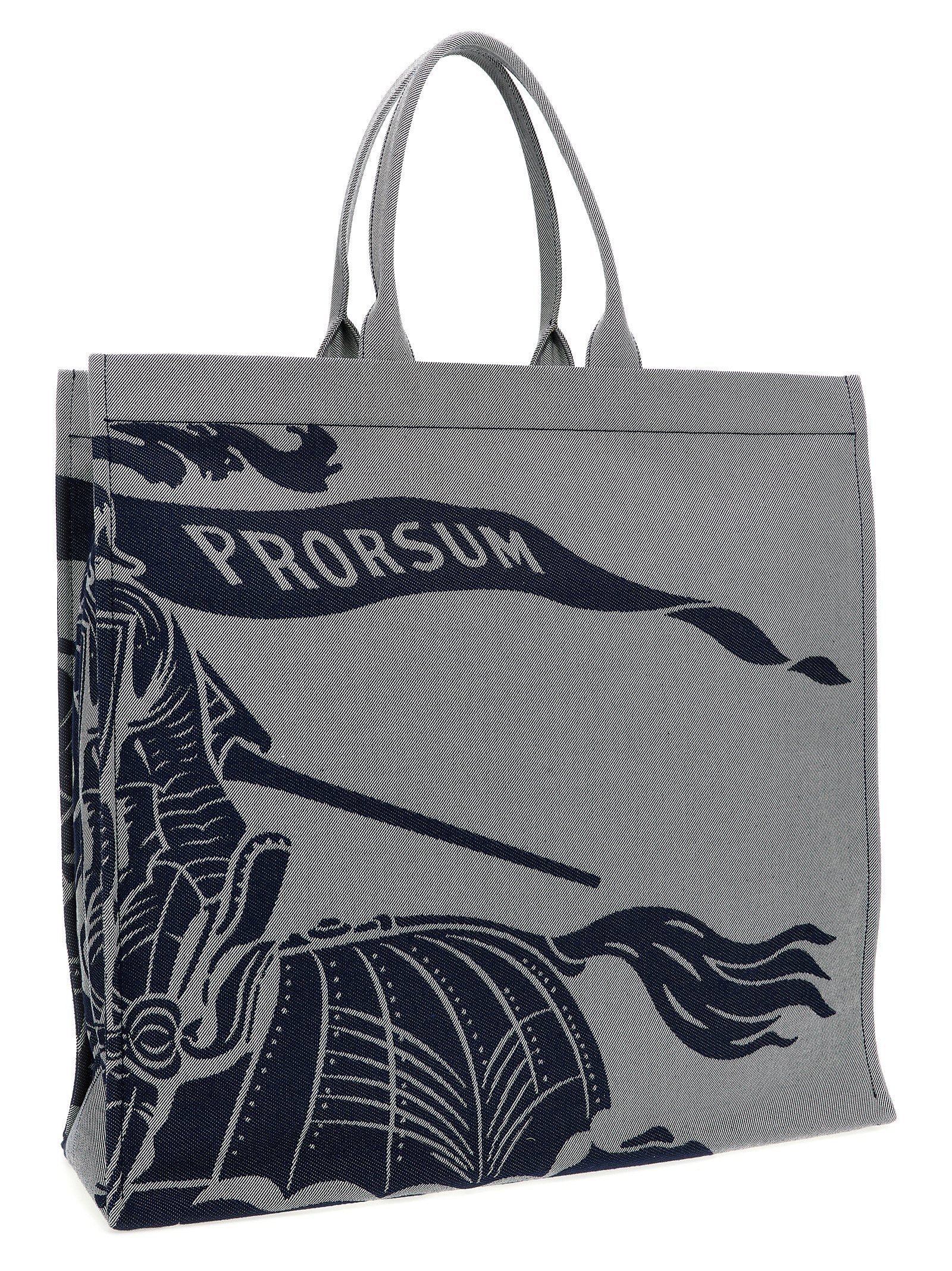 Burberry Men 'Ekd' Xl Shopping Bag