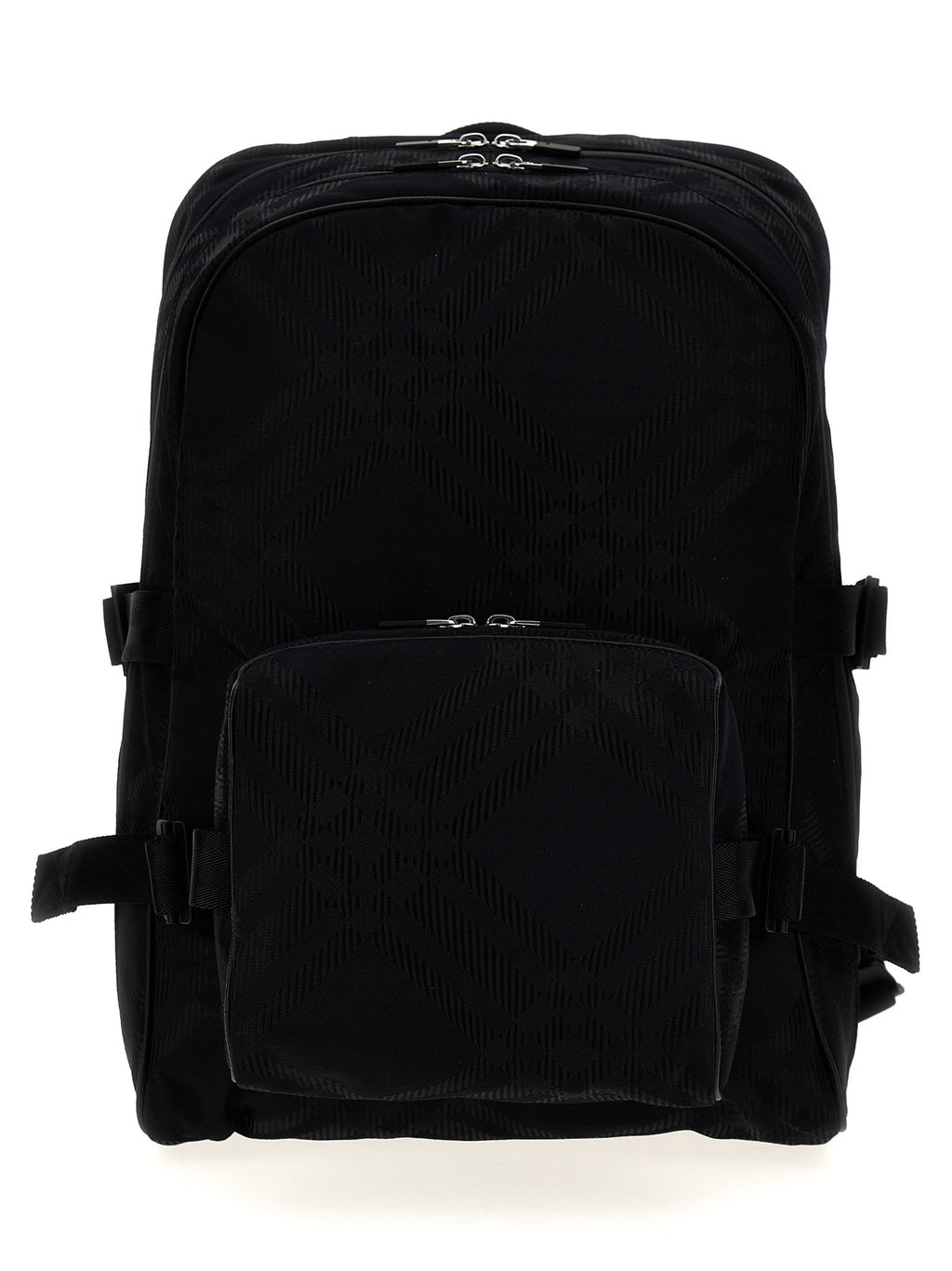 Burberry Men Check Jacquard Backpack
