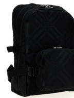 Burberry Men Check Jacquard Backpack