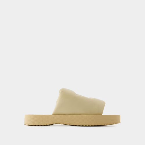 BURBERRY Luxe Knight Slab Sandals for Women