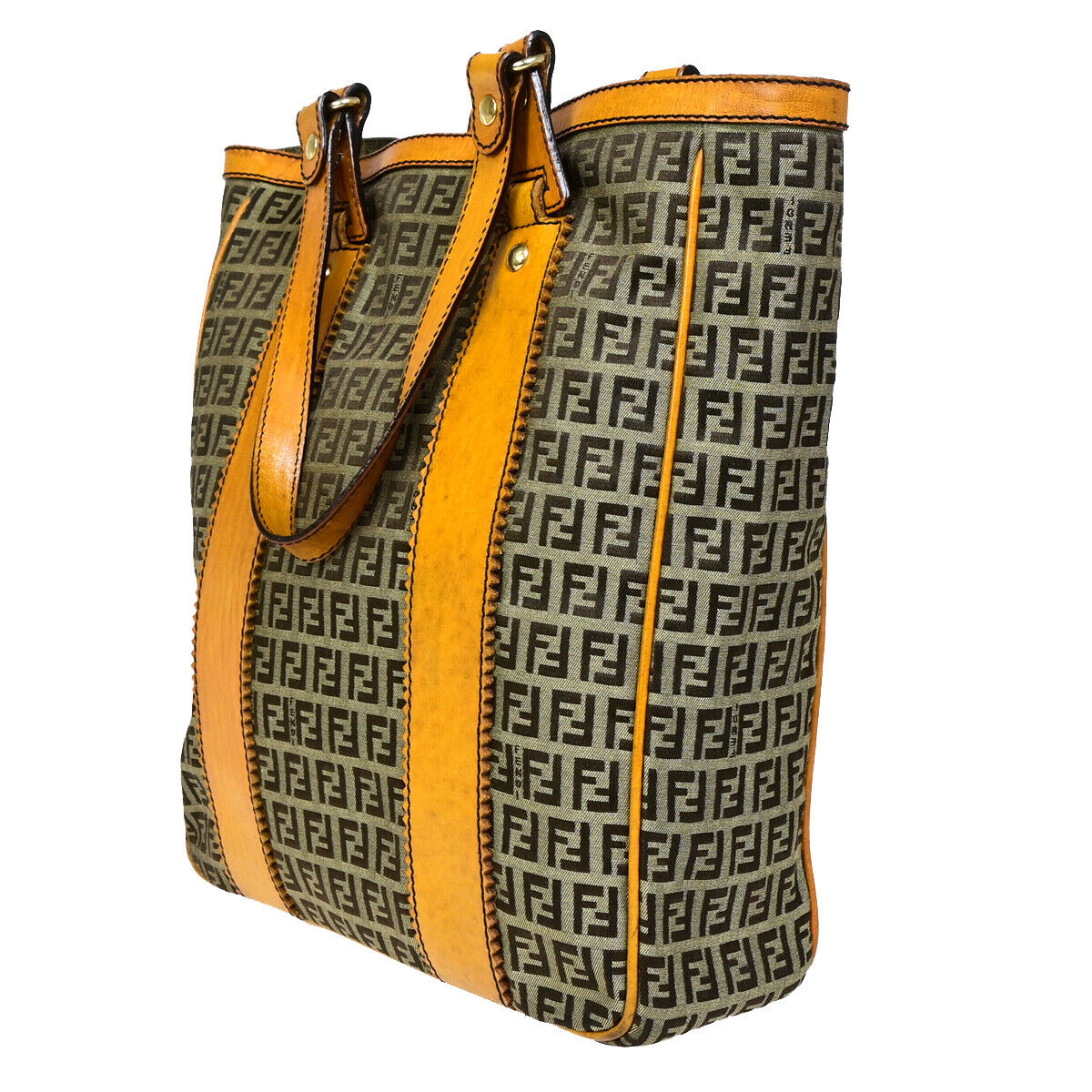 Fendi Zucchino  Canvas Tote Bag ()