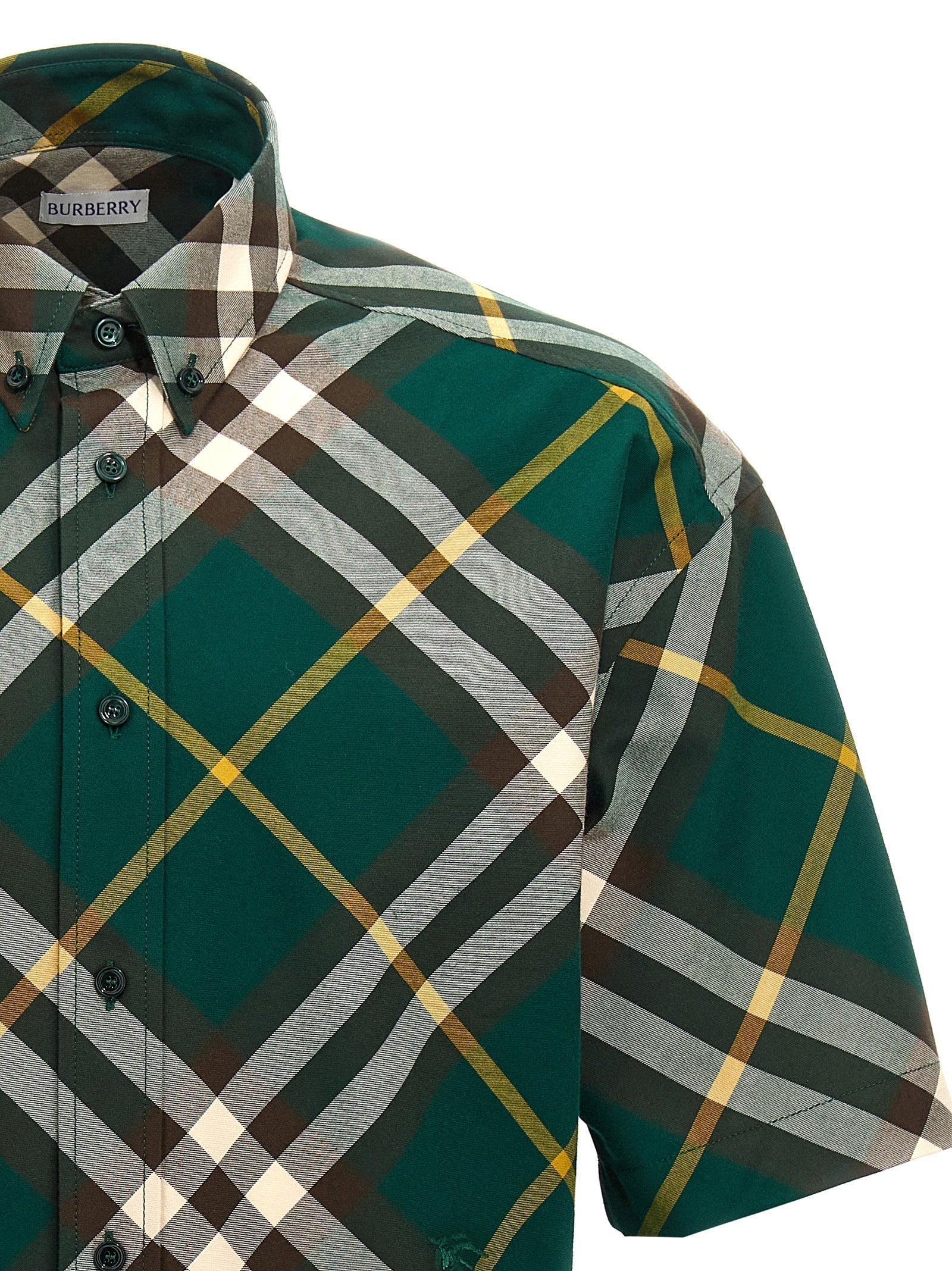 Burberry Men Check Shirt