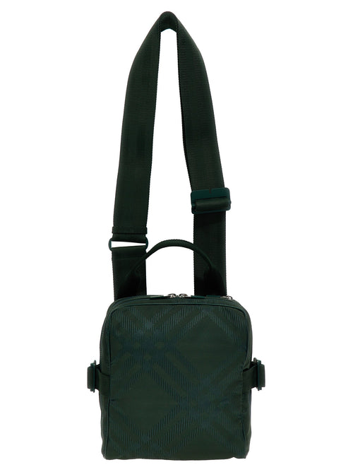 Burberry Men Check Shoulder Strap
