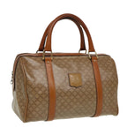 CELINE Macadam Canvas Mini Boston Bag Beige  80875