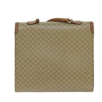 CELINE Macadam Canvas Hand Bag Beige  80878