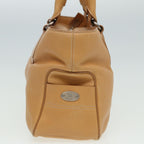 CELINE Hand Bag Leather Beige  80885