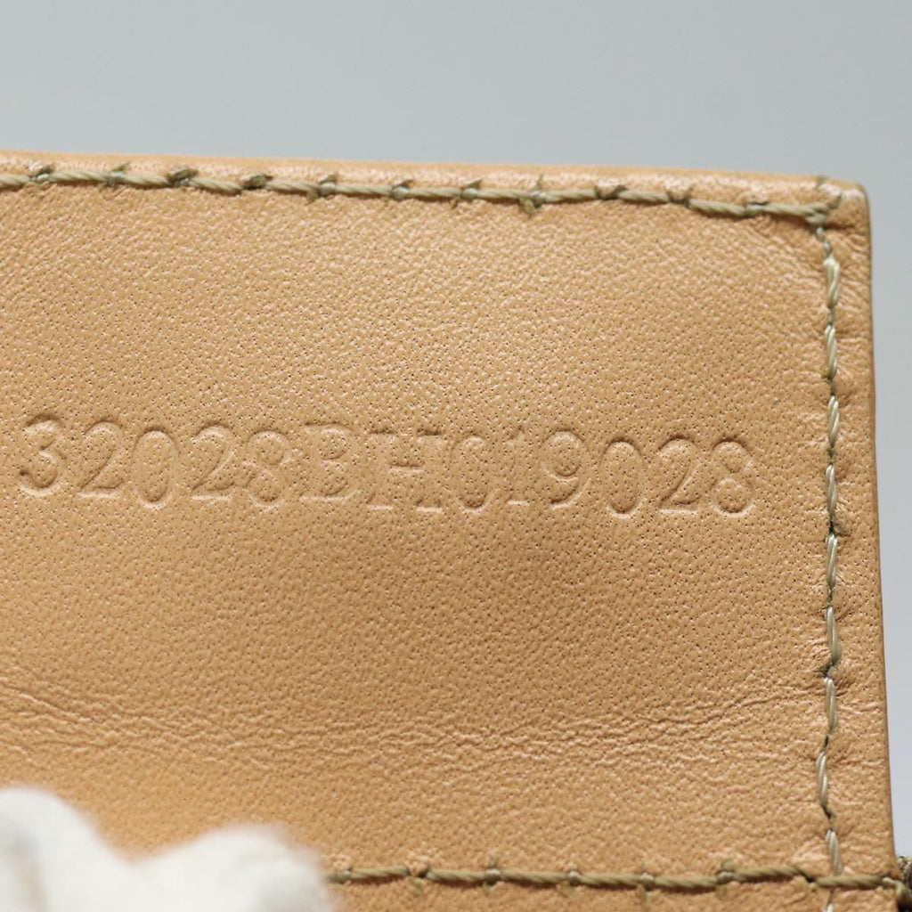 FENDI Zucchino Canvas Hand Bag Beige Brown80903