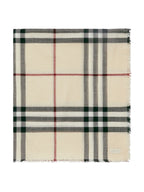 BURBERRY Giant Check Wool Scarf - Long Length