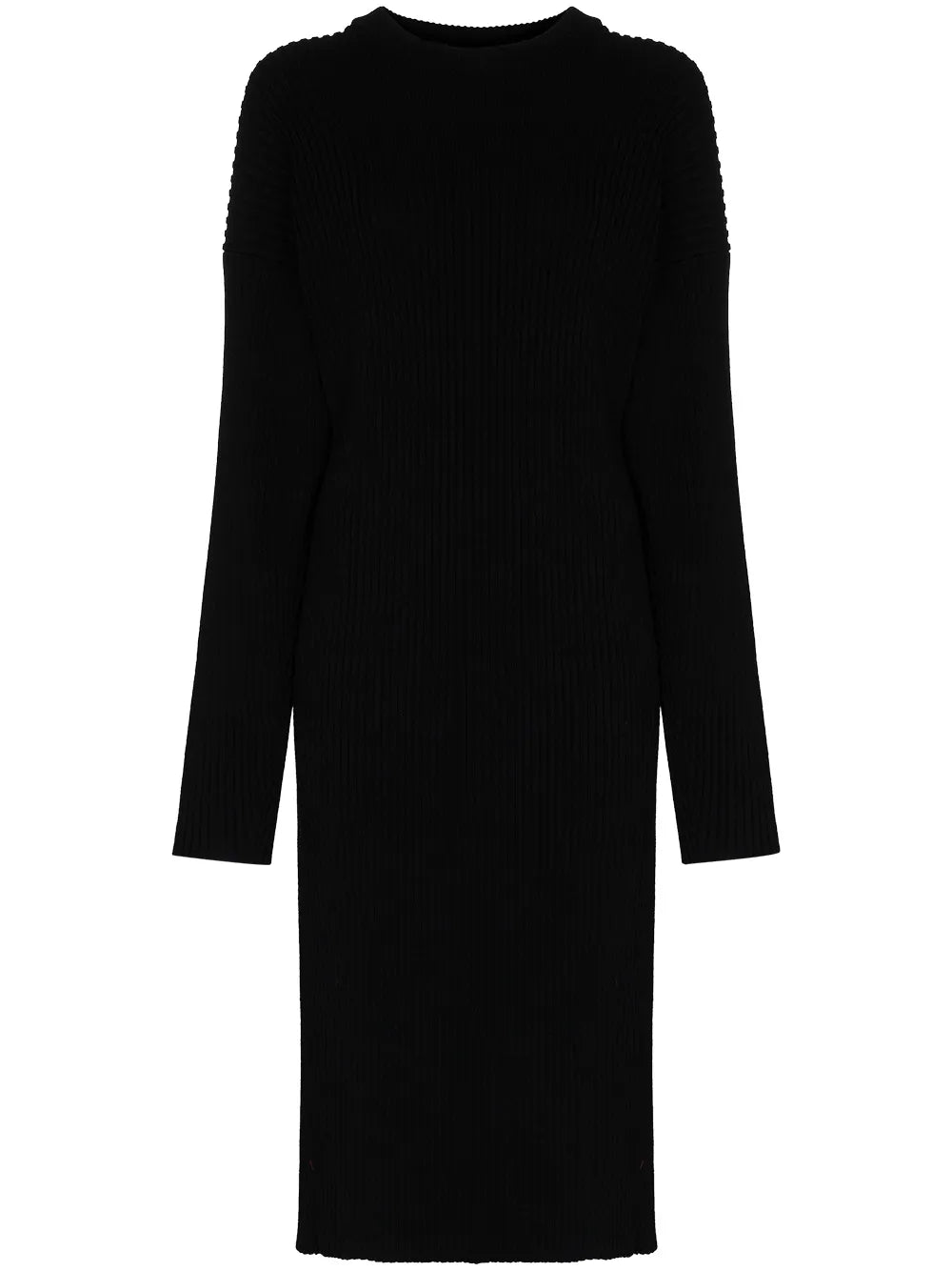 Bottega Veneta Cut Out Knee Length Sweater Dress