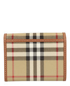 Burberry Womens Lancaster Check Trifold Wallet