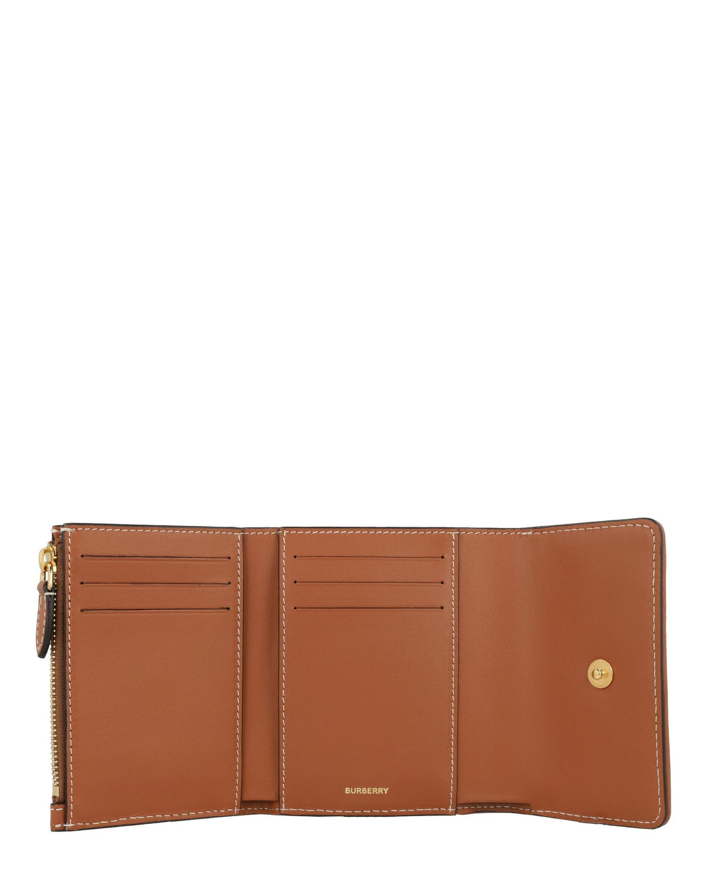 Burberry Womens Lancaster Check Trifold Wallet