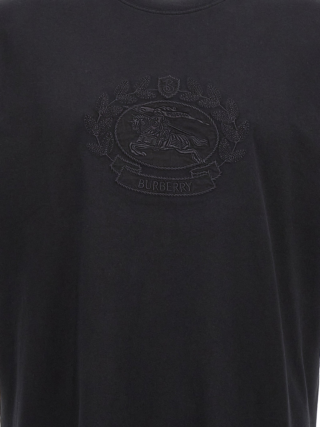 Burberry Men Logo Embroidery T-Shirt